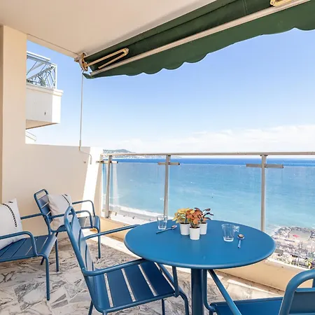 Daire Panoramic Sea View - 1 Bdr Promenade Des